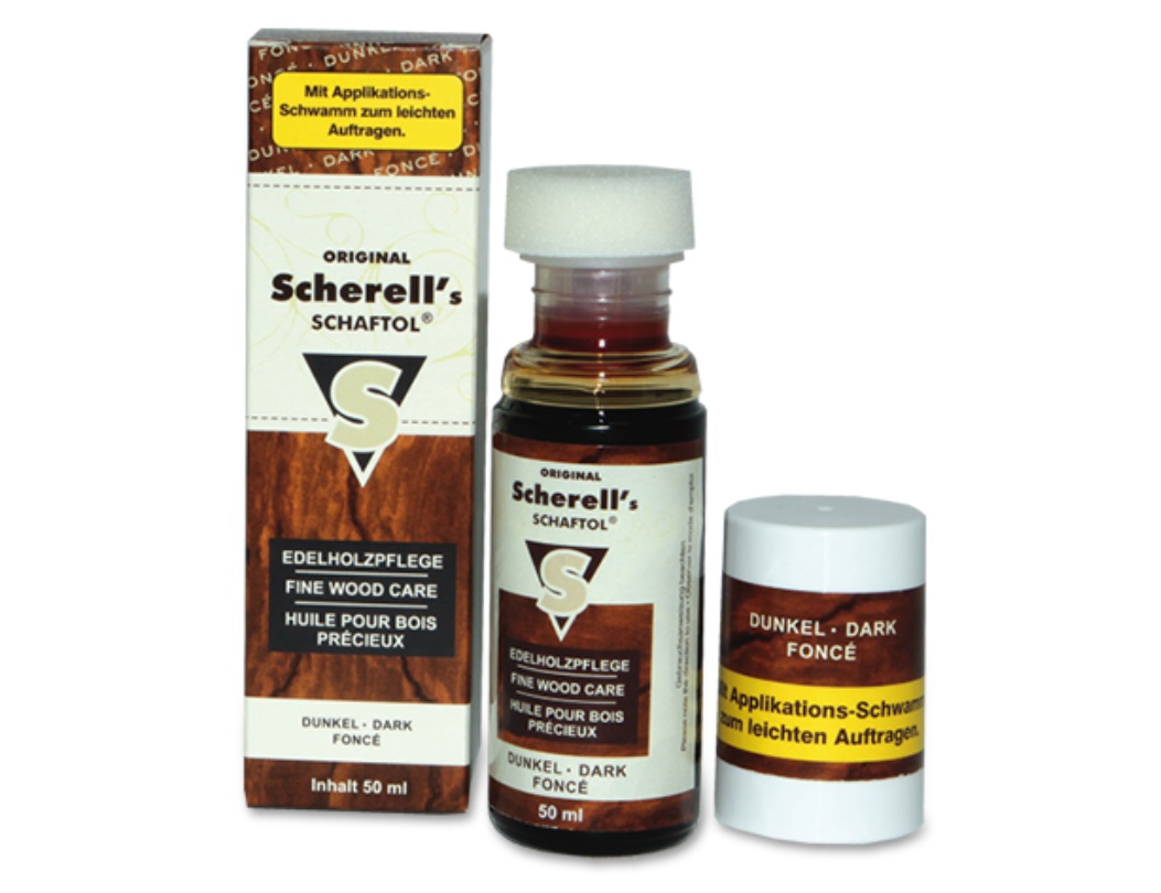 Scherell's SCHAFTOL Geweer Kolfolie DONKER Flesje 50 ml